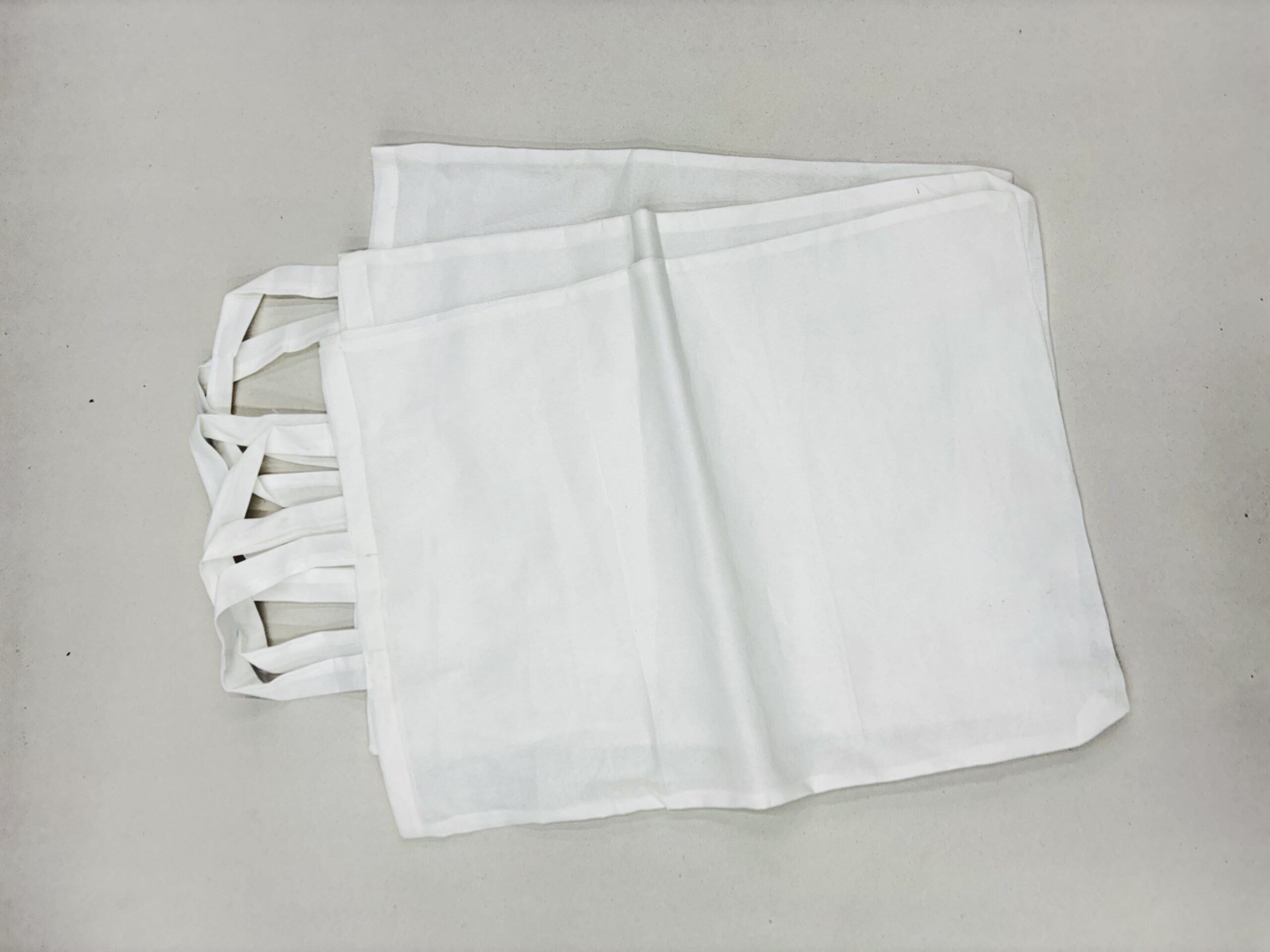 Pure White Cotton Bag - Image 2
